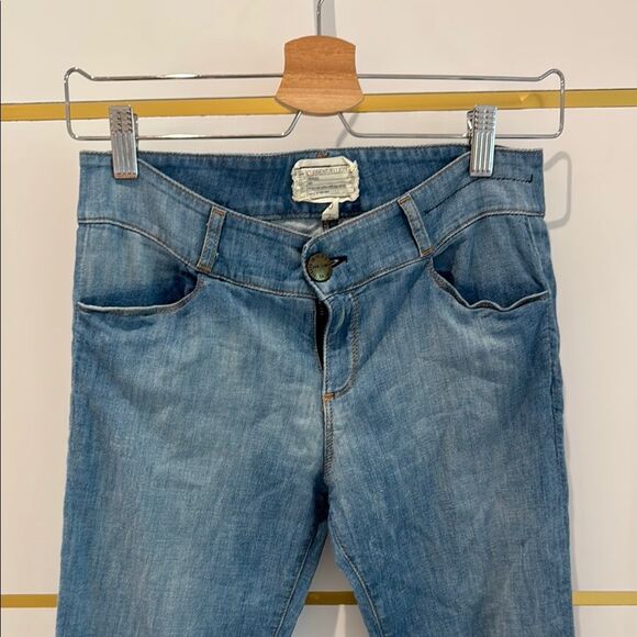 CURRENT/ELLIOTT The Legging Light Weight Fade Blue Denim  Skinny Ankle Jeans 28 - Picture 13 of 13